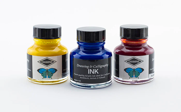 Diamine 30ml Drawing & Calligraphy Ink - English Red - Image 2