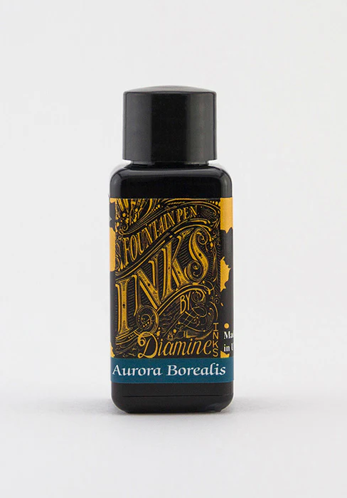 Diamine 30ml Fountain Pen Ink - Aurora Borealis - Image 2
