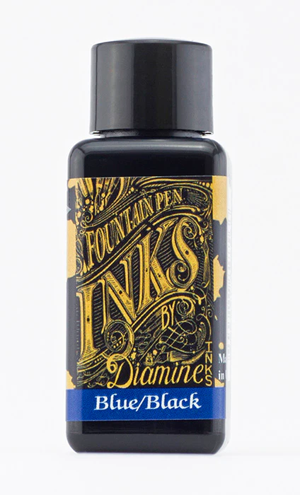 Diamine 30ml Fountain Pen Ink - Blue Black - Image 2