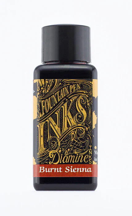 Diamine 30ml Fountain Pen Ink - Burnt Sienna - Image 2