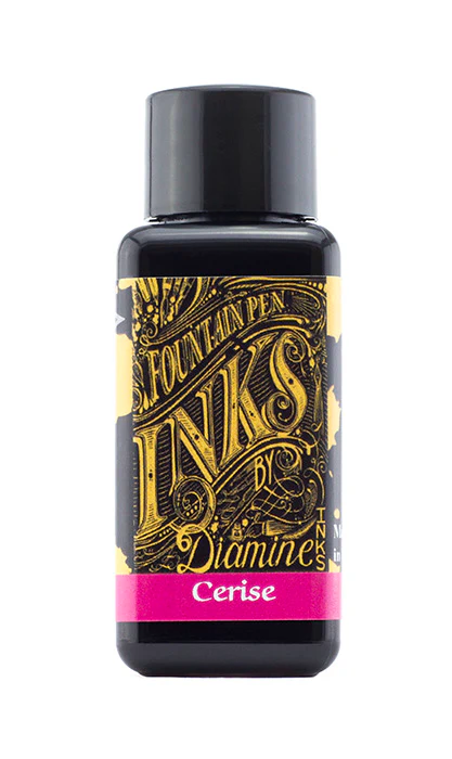 Diamine 30ml Fountain Pen Ink - Cerise - Image 2
