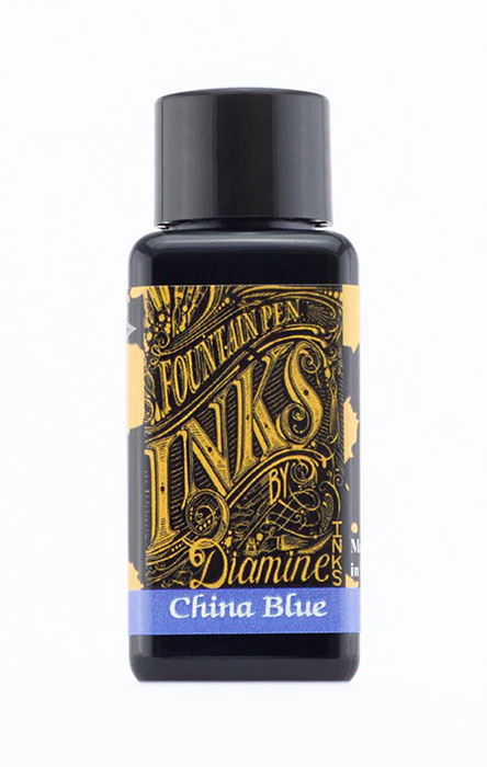 Diamine 30ml Fountain Pen Ink - China Blue - Image 2
