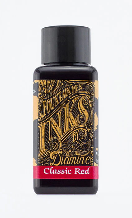 Diamine 30ml Fountain Pen Ink - Classic Red - Image 2