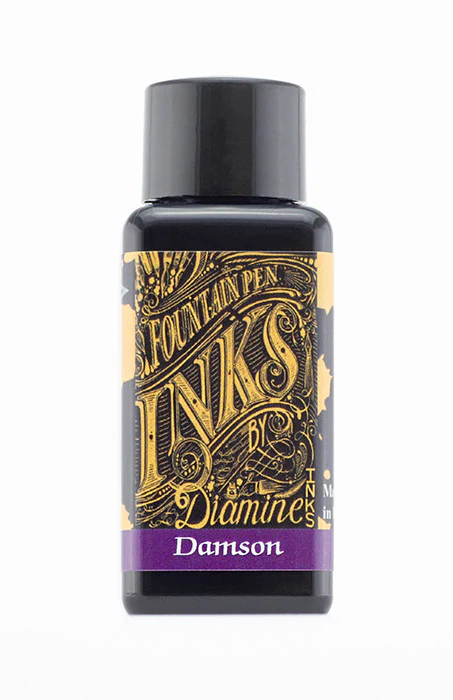 Diamine 30ml Fountain Pen Ink - Damson - Image 2