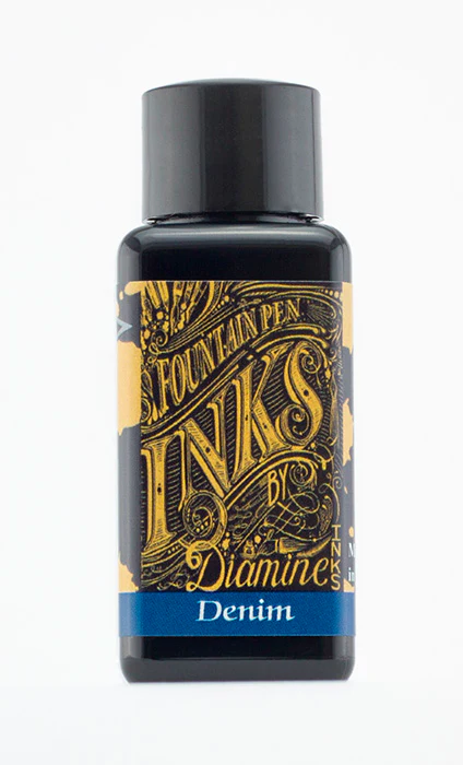 Diamine 30ml Fountain Pen Ink - Denim - Image 2