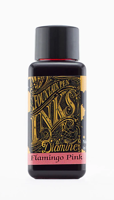Diamine 30ml Fountain Pen Ink - Flamingo Pink - Image 2