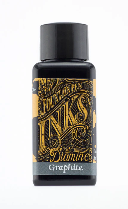 Diamine 30ml Fountain Pen Ink - Graphite - Image 2