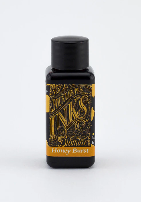 Diamine 30ml Fountain Pen Ink - Honey Burst - Image 2