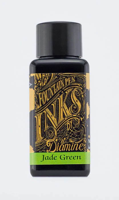 Diamine 30ml Fountain Pen Ink - Jade Green - Image 2