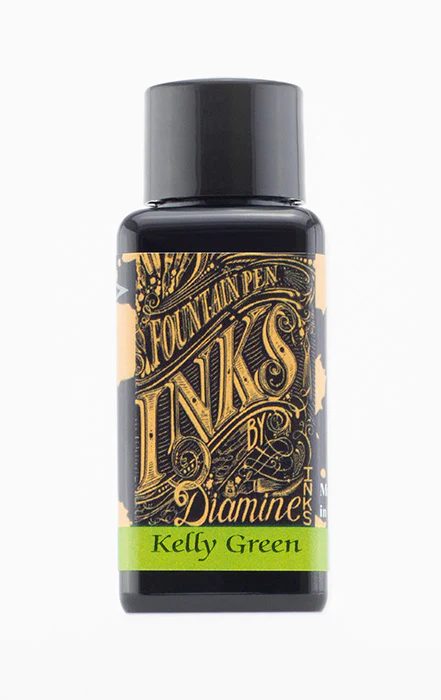 Diamine 30ml Fountain Pen Ink - Kelly Green - Image 2