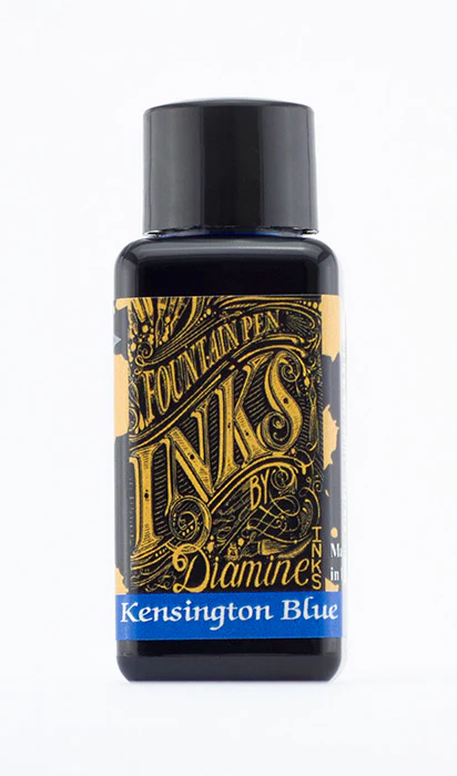Diamine 30ml Fountain Pen Ink - Kensington Blue - Image 2