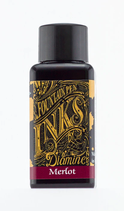 Diamine 30ml Fountain Pen Ink - Merlot - Image 2