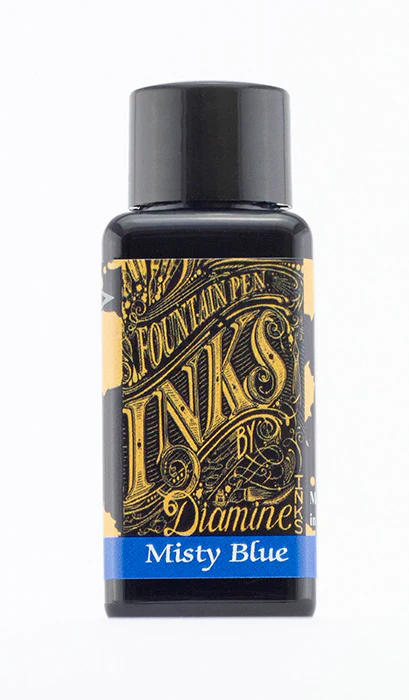 Diamine 30ml Fountain Pen Ink - Misty Blue - Image 2