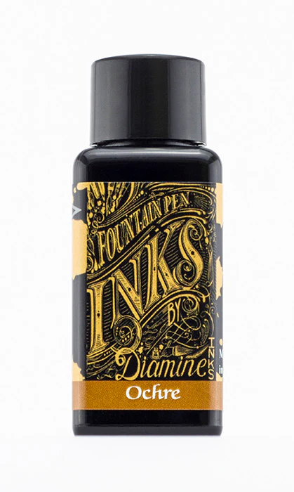 Diamine 30ml Fountain Pen Ink - Ochre - Image 2