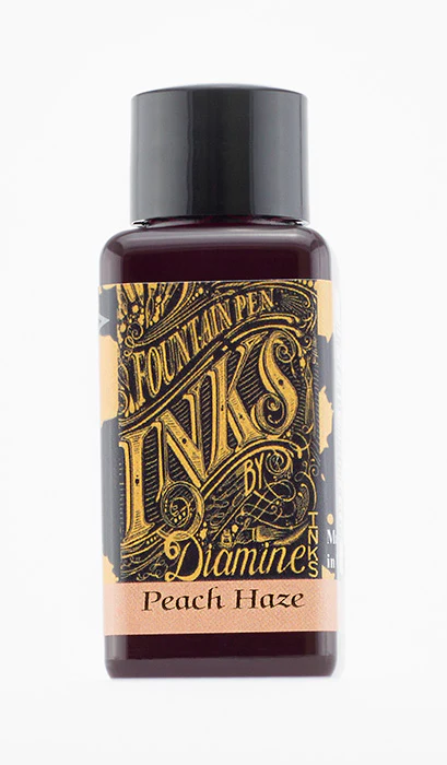 Diamine 30ml Fountain Pen Ink - Peach Haze - Image 2