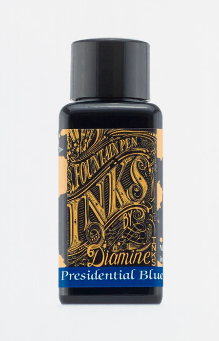 Diamine 30ml Fountain Pen Ink - Presidential Blue - Image 2