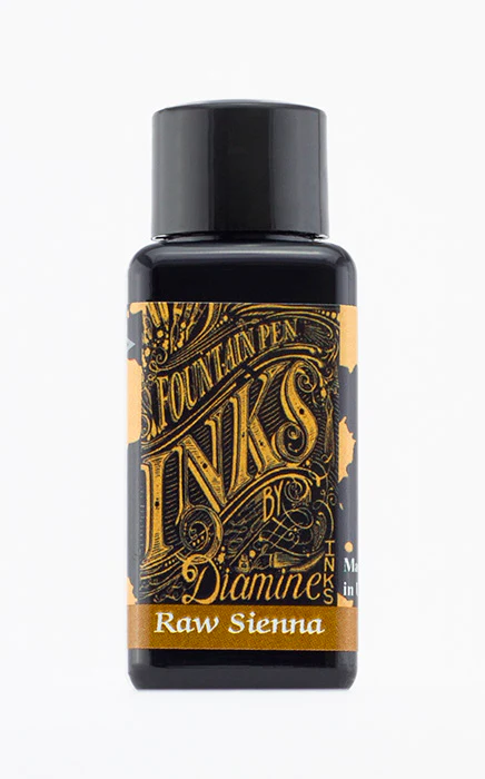 Diamine 30ml Fountain Pen Ink - Raw Sienna - Image 2
