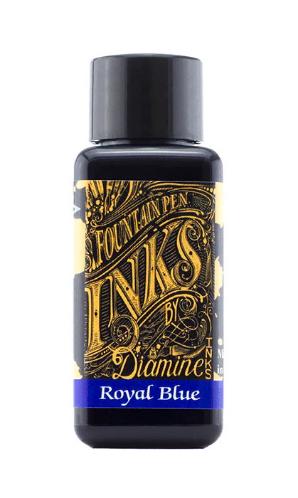 Diamine 30ml Fountain Pen Ink - Royal Blue - Image 2