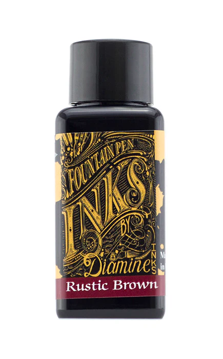 Diamine 30ml Fountain Pen Ink - Rustic Brown - Image 2