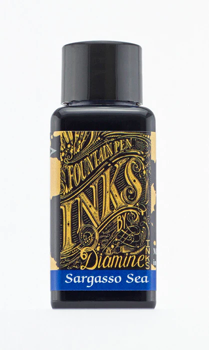 Diamine 30ml Fountain Pen Ink - Sargasso Sea - Image 2
