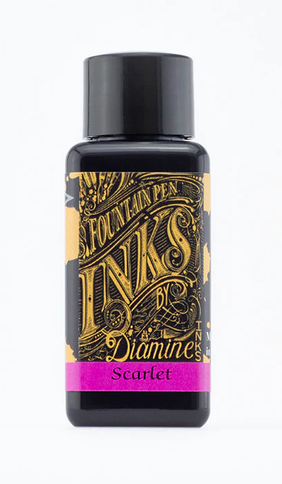 Diamine 30ml Fountain Pen Ink - Scarlet - Image 2
