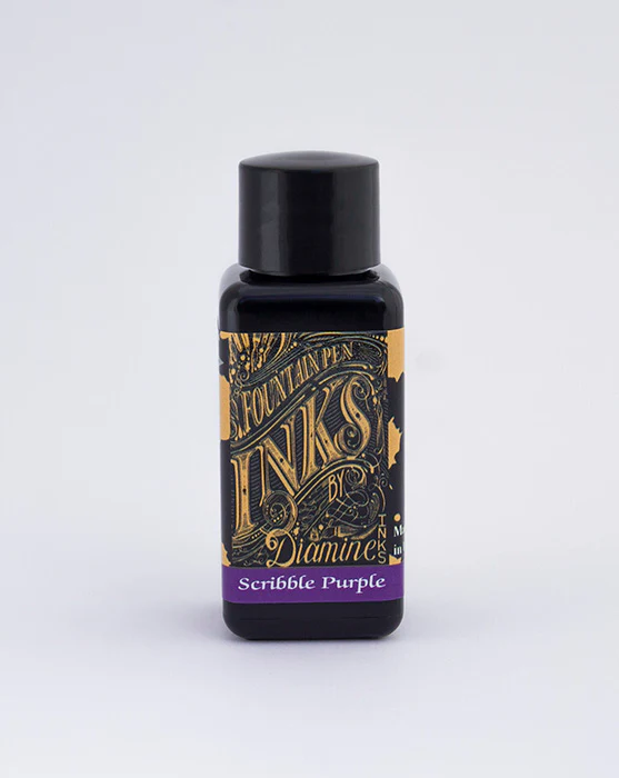 Diamine 30ml Fountain Pen Ink - Scribble Purple - Image 2