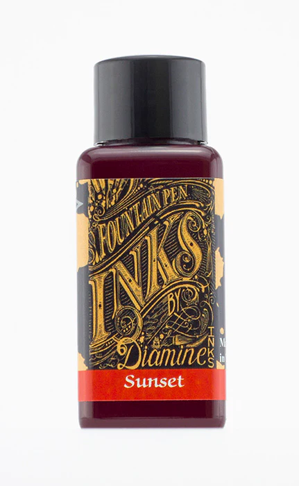 Diamine 30ml Fountain Pen Ink - Sunset - Image 2