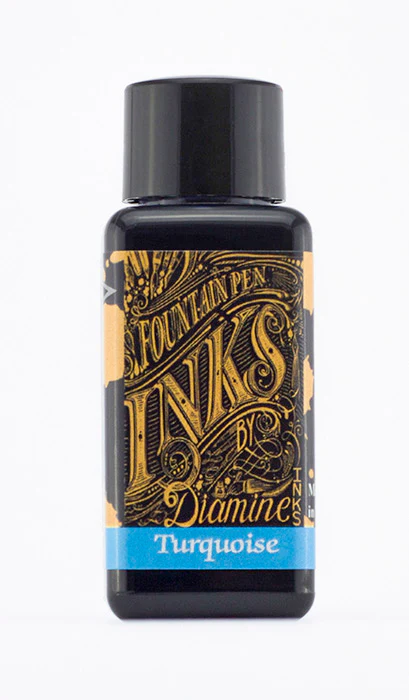 Diamine 30ml Fountain Pen Ink - Turquoise - Image 2