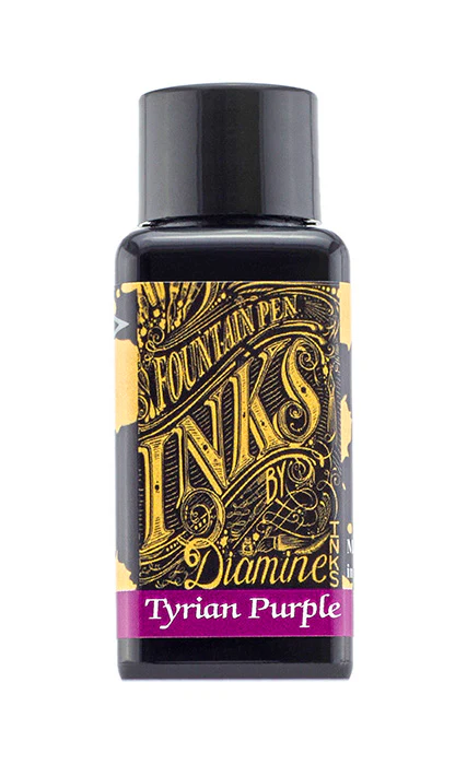 Diamine 30ml Fountain Pen Ink - Tyrian Purple - Image 2
