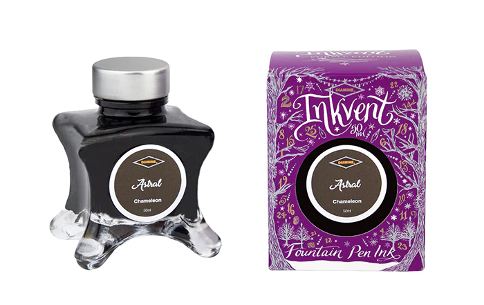 Diamine 50ml Inkvent Chameleon Fountain Pen Ink - Astral - Image 2