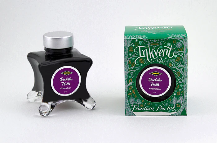 Diamine 50ml Inkvent Chameleon Fountain Pen Ink - Deck the Halls - Image 2