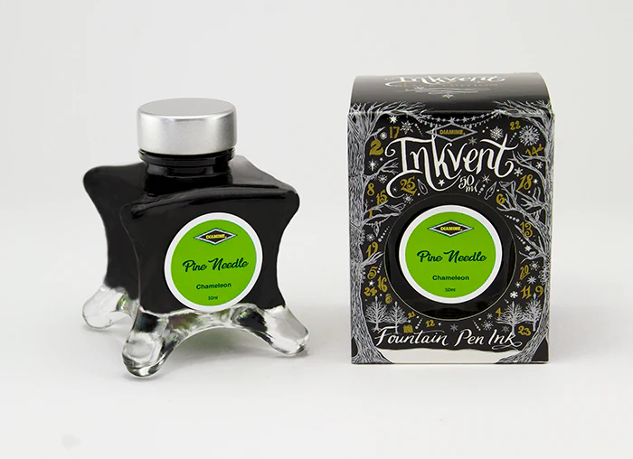 Diamine 50ml Inkvent Chameleon Fountain Pen Ink - Pine Needle - Image 2