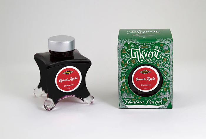 Diamine 50ml Inkvent Chameleon Fountain Pen Ink - Spiced Apple - Image 2