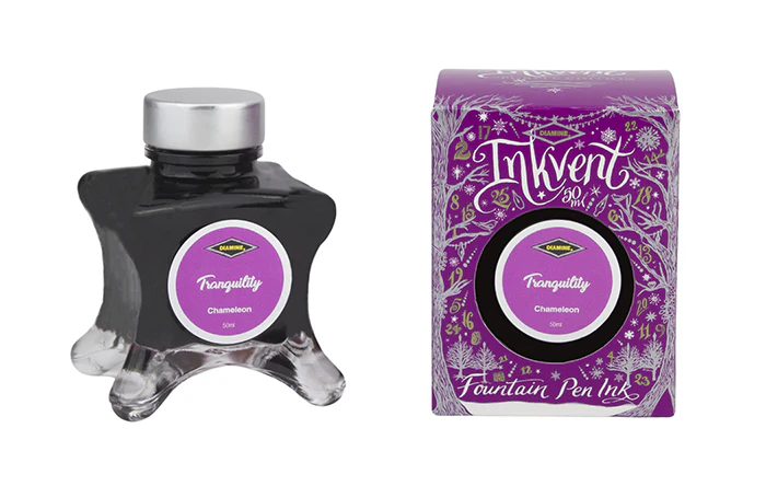 Diamine 50ml Inkvent Chameleon Fountain Pen Ink - Tranquility - Image 2