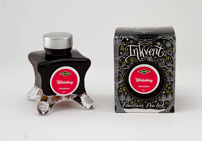 Diamine 50ml Inkvent Chameleon Fountain Pen Ink - Winterberry - Image 2