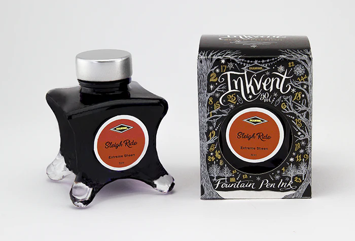 Diamine 50ml Inkvent Extreme Sheen Fountain Pen Ink - Sleigh Ride - Image 2