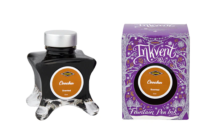 Diamine 50ml Inkvent Scent Fountain Pen Ink - Cinnabun - Image 2