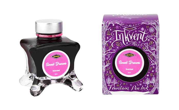 Diamine 50ml Inkvent Scent Fountain Pen Ink - Sweet Dreams - Image 2