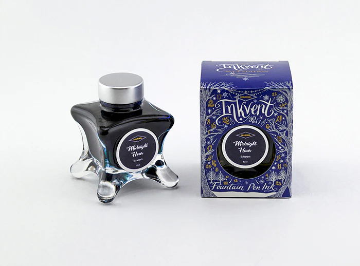 Diamine 50ml Inkvent Sheen Fountain Pen Ink - Midnight Hour - Image 2
