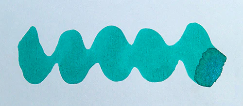 Diamine 50ml Inkvent Shimmer Fountain Pen Ink - Blue Peppermint
