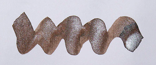 Diamine 50ml Inkvent Shimmer Fountain Pen Ink - Dusted Truffle