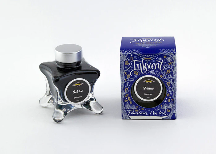 Diamine 50ml Inkvent Shimmer Fountain Pen Ink - Solstice - Image 2