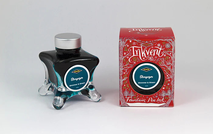 Diamine 50ml Inkvent Shimmer & Sheen Fountain Pen Ink - Stargazer - Image 2