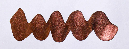 Diamine 50ml Inkvent Shimmer Fountain Pen Ink - Yule Log