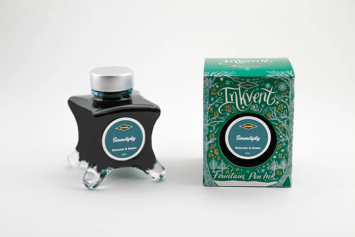 Diamine 50ml Inkvent Shimmer & Sheen Fountain Pen Ink - Serendipity - Image 2