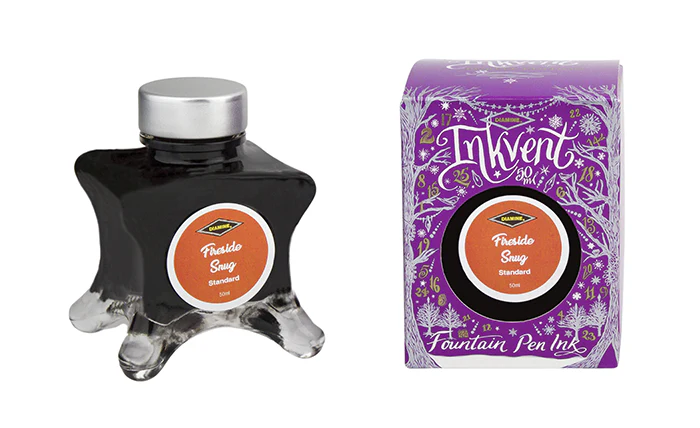 Diamine 50ml Inkvent Standard Fountain Pen Ink - Fireside Snug - Image 2