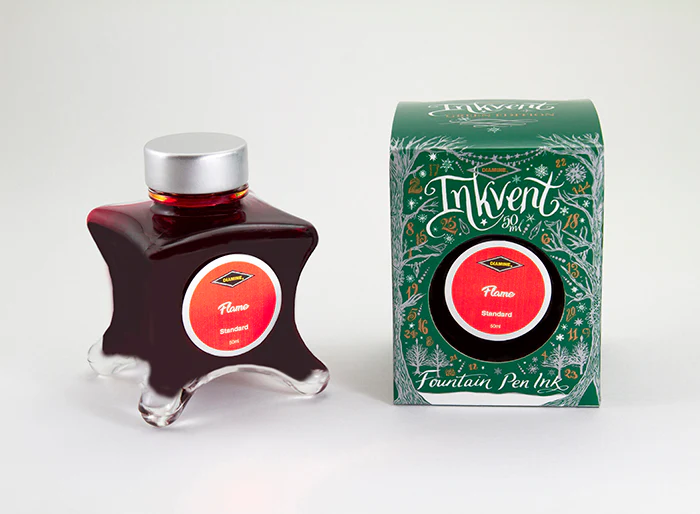 Diamine 50ml Inkvent Standard Fountain Pen Ink - Flame - Image 2