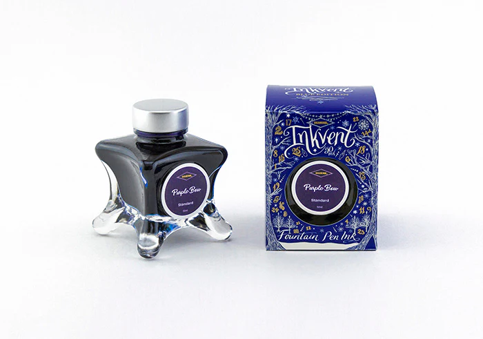 Diamine 50ml Inkvent Standard Fountain Pen Ink - Purple Bow - Image 2