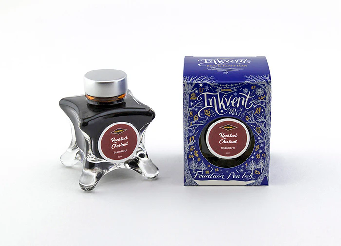 Diamine 50ml Inkvent Standard Fountain Pen Ink - Roasted Chestnut - Image 2