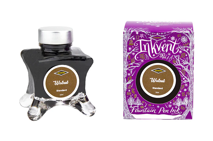 Diamine 50ml Inkvent Standard Fountain Pen Ink - Walnut - Image 2